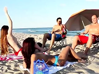 playfellow's stepdaughter glory fuck-hole first-ever time Beach Bait
